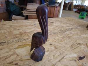lot 126 image: Set of 3 Hand-Carved Wooden Pelican Sculptures