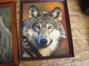 lot 153 image: set of 4 Wolf Prints