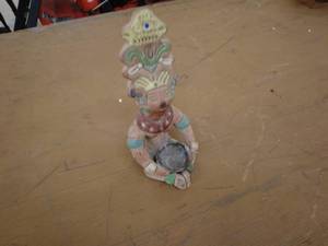 lot 218 image: Vintage Hand-Painted Ceramic Figurine