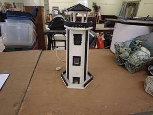 lot 235 image: Vintage Lighthouse Table Lamp