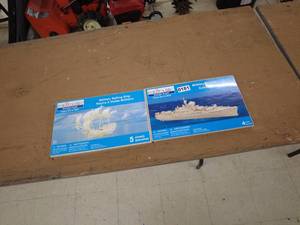 lot 181 image: Military Cruiser 3D wooden puzzle new in box