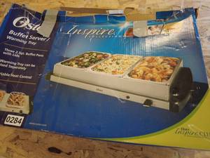 lot 284 image: Oster Buffet ServerWarming Tray, Inspire Collection