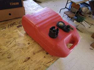 lot 288 image: Portable Red Marine Fuel Tank