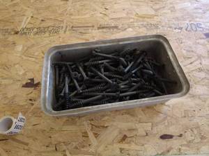 lot 297 image: Lot of Black Screws with Hex Head