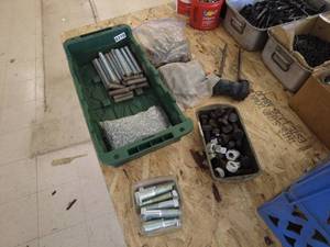 lot 310 image: Assorted Bolts, Nuts, Screws, and Washers Lot