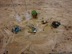 lot 360 image: card holders and knickknacks