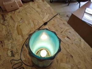 lot 85 image: Rotating dolphin Lamp