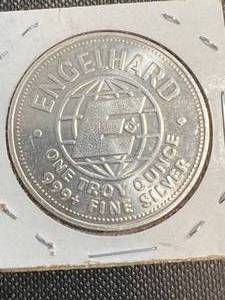 1 TROY OZ .999 FINE SILVER 1982 ENGELHARD PROSPECTOR ROUND