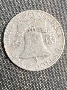 1954 US FRANKLIN HALF DOLLAR