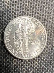 1940 US MERCURY DIME BU