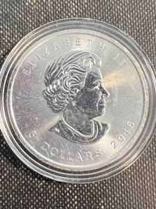 2016 CANADIAN MAPLE LEAF 1 TROY OZ .9999 FINE SILVER IN AIRTITE