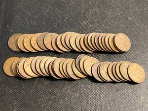 ROLL OF 1944 US WHEAT CENTS