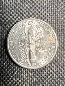 1941 US MERCURY DIME BU