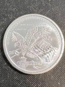 2 TROY OZ .999 FINE SILVER DONALD TRUMP ROUND