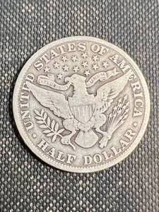 1912 US BARBER HALF DOLLAR