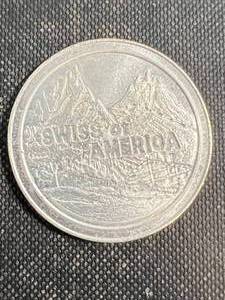 1 TROY OZ .999 FINE SILVER SWISS OF AMERICA ROUND