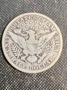 1909-S US BARBER HALF DOLLAR