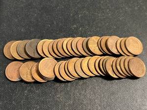 ROLL OF 1940 US WHEAT CENTS