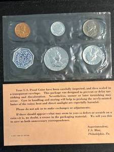 1963 US PROOF SET IN ORIGINAL ENVELOPE