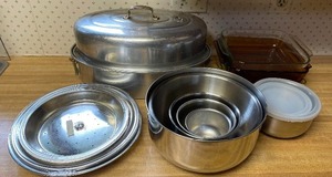 Baking and Cookware Lot with Roaster