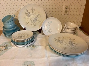 Vintage Melmac Melamine Plastic Dishes various designs 36 pieces
