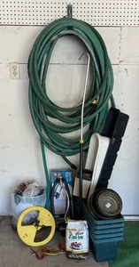 Garden Hoses, Planters, Sprinklers