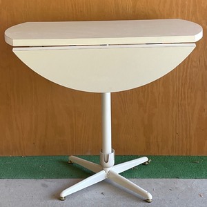 Five Drawer Wood Dresser and Small Drop Leaf Table