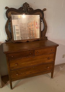 Antique Dresser with unattached mirror