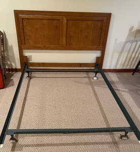 Full Size Head Board and Bed Frame