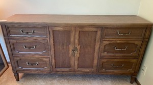 Mid Century Keller Buffet with Laminate Wood Top