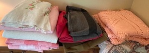 Lot of Blankets, Four Wool Blankets Included