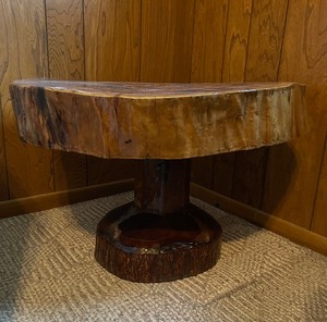 Live Edge Walnut Side Table