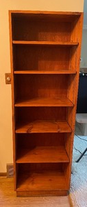 Wooden Bookshelf