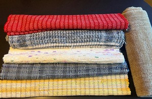 Five Rag Rugs and Runner