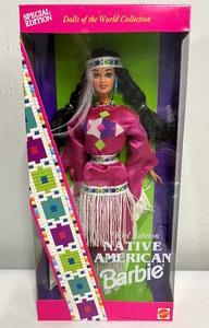 lot 2 image: 1992 Native American Barbie Third Edition NIB Dolls of the World Collection