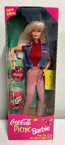 lot 26 image: Coca-Cola Picnic Barbie NIB