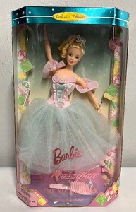 lot 34 image: Classic Ballet Series Barbie Marzipan The Nutcracker Barbie NIB 2002