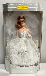 lot 44 image: Wedding Day Barbie 1961 Fashion Doll Reproduction NIB 1996