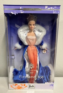 lot 48 image: Salt Lake 2002 Olympics Fire and Ice Barbie NIB