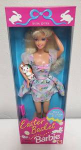 lot 27 image: Easter Basket Barbie Special Edition NIB
