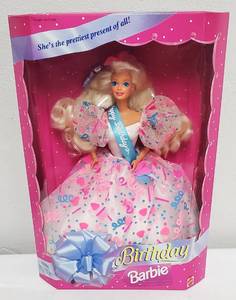 lot 39 image: Birthday Barbie NIB