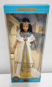 lot 63 image: Princess of the Nile Barbie NIB Dolls of the World Princess Collection 2001