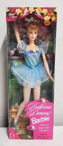 lot 83 image: Ballerina Dreams Barbie with fold out stage inside box 1998