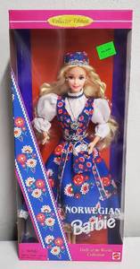 lot 93 image: Norwegian Barbie Collectors Edition Dolls of the World Collection