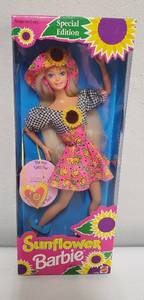 lot 106 image: Special Edition Sunflower Barbie NRFB