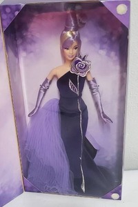 lot 113 image: NIB Collectors Edition Sterling Silver Rose Bob Mackie Barbie