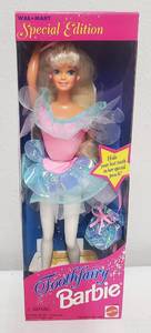 lot 112 image: NRFB Walmart Special Edition Tooth Fairy Barbie
