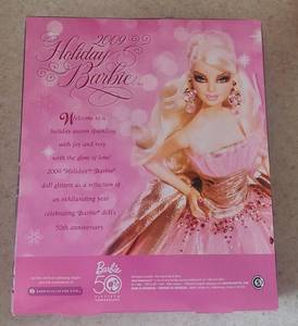 lot 120 image: 2009 Holiday Barbie NRFB