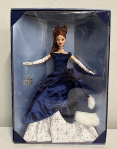 lot 126 image: 2001 Limited Edition Holiday Treasure Barbie Third in a Series NIB