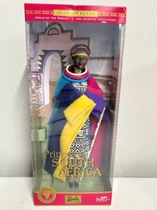 lot 143 image: Dolls of the World Princess Collection -Princess of South Africa NIB 2002